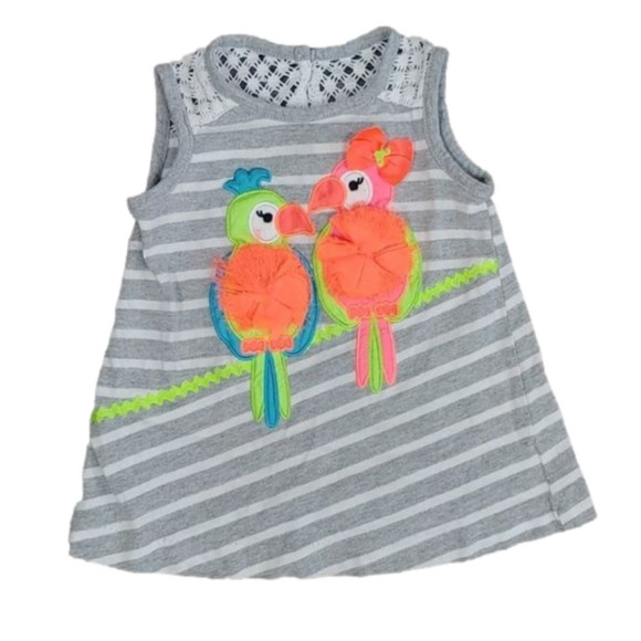 Parrot shirt with fake feathers size 12 months PRICE FIRM 💥 - Picture 1 of 7
